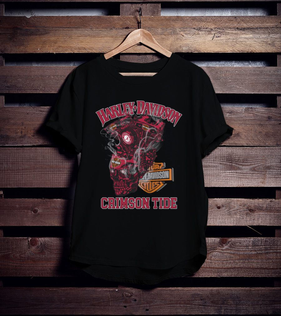 Harley Davidson Alabama Crimson Tide T-Shirt