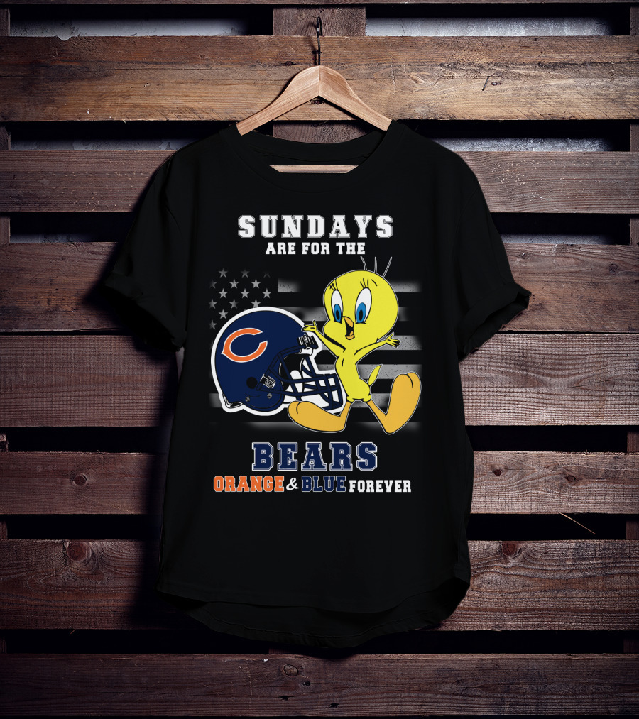 Sundays Are For The Bears Orange & Blue Forever T-Shirt