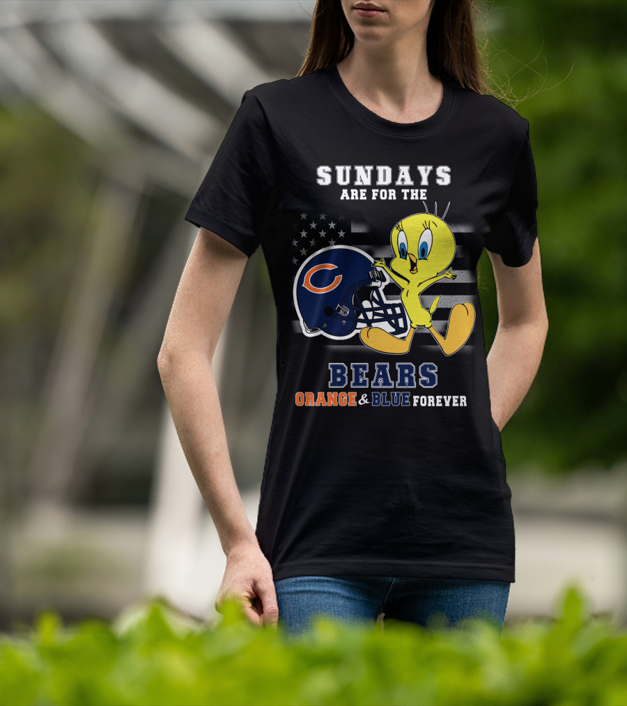 Sundays Are For The Bears Orange & Blue Forever T-Shirt