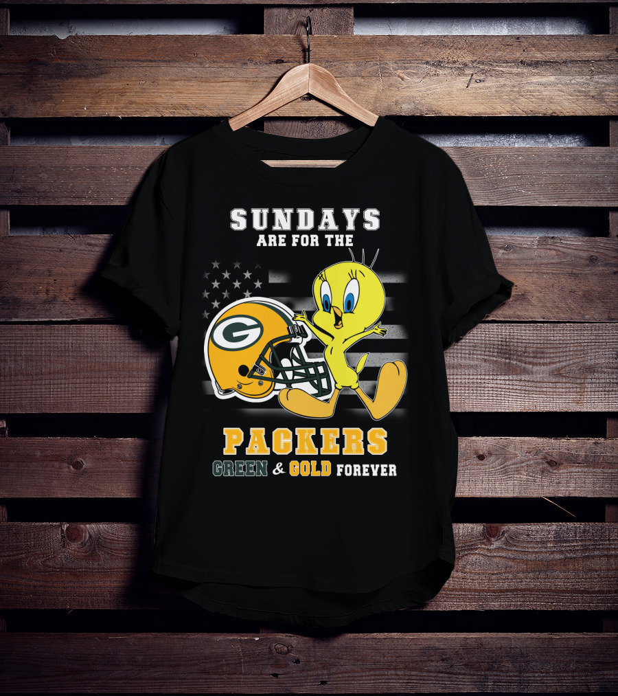 Sundays Are For The Packers Green & Gold Forever T-Shirt