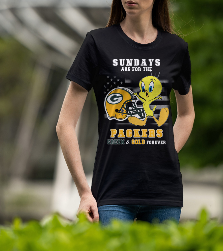 Sundays Are For The Packers Green & Gold Forever T-Shirt