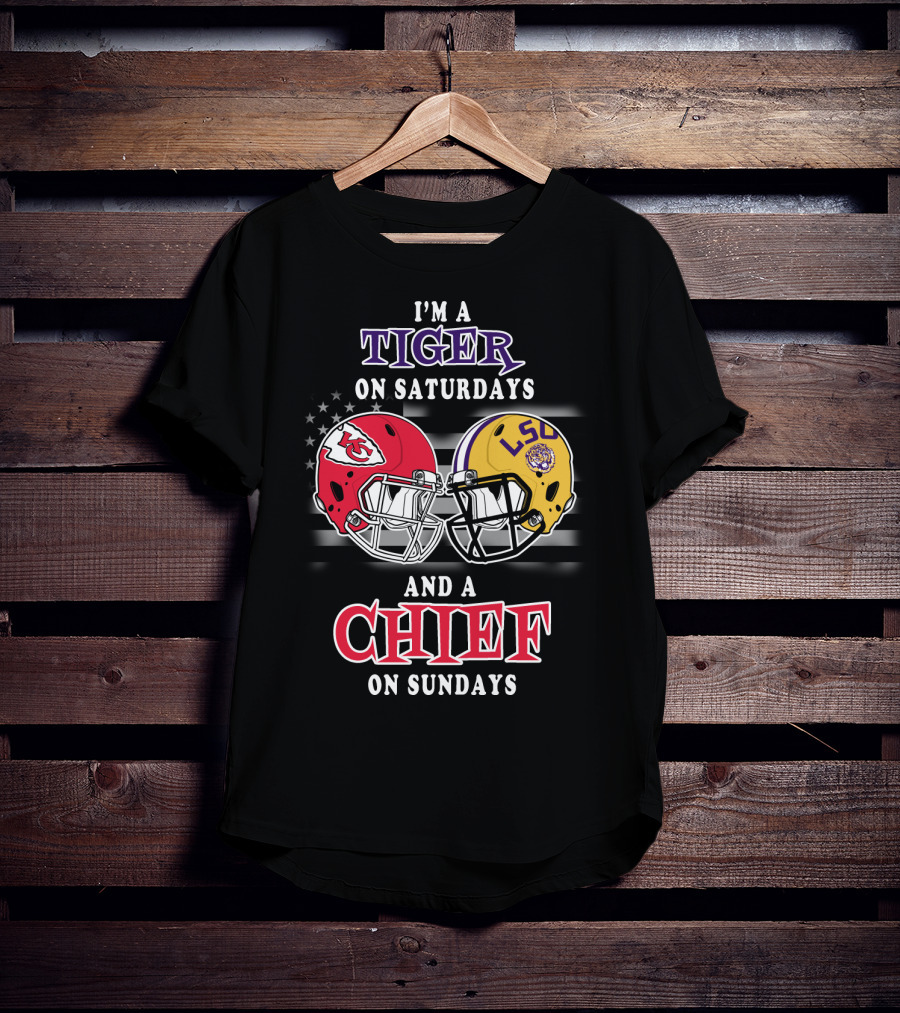 I'm A Tiger On Saturdays And A Chief On Sundays T-Shirt