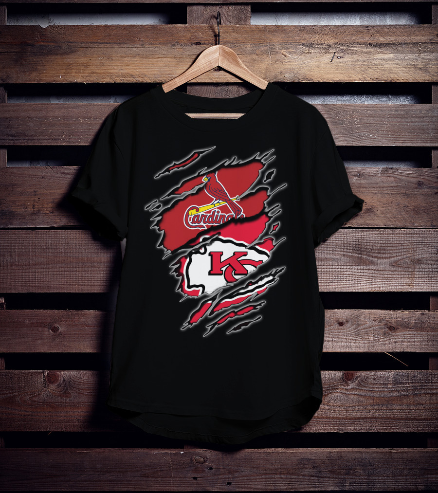 Cardinals Chiefs Fan Gear T-Shirt