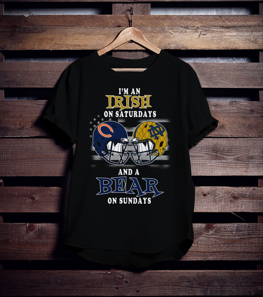 I'm An Irish On Saturdays And A Bear On Sundays T-Shirt