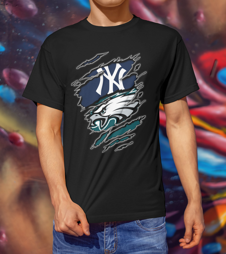 Yankees Eagles Fusion Fan Gear T-Shirt
