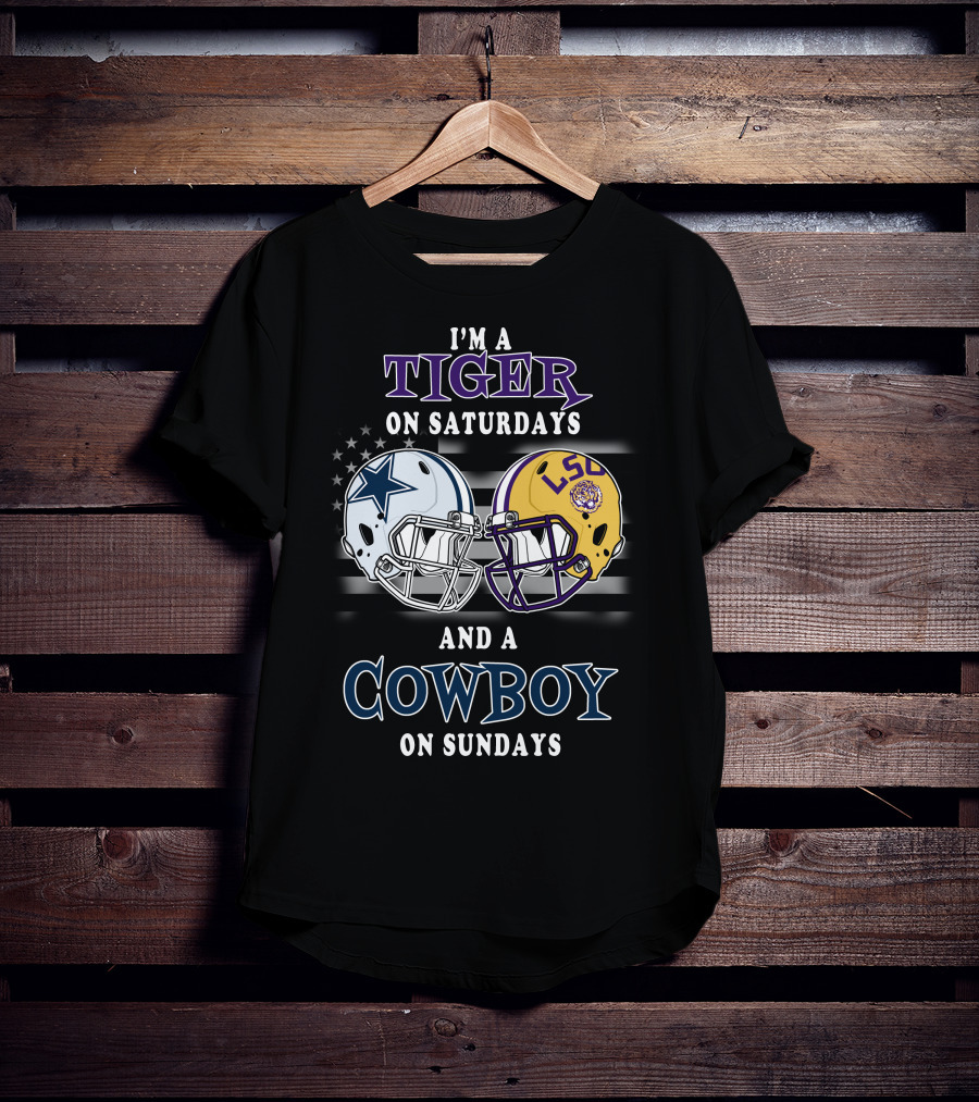 I'm A Tiger On Saturdays And A Cowboy On Sundays T-Shirt