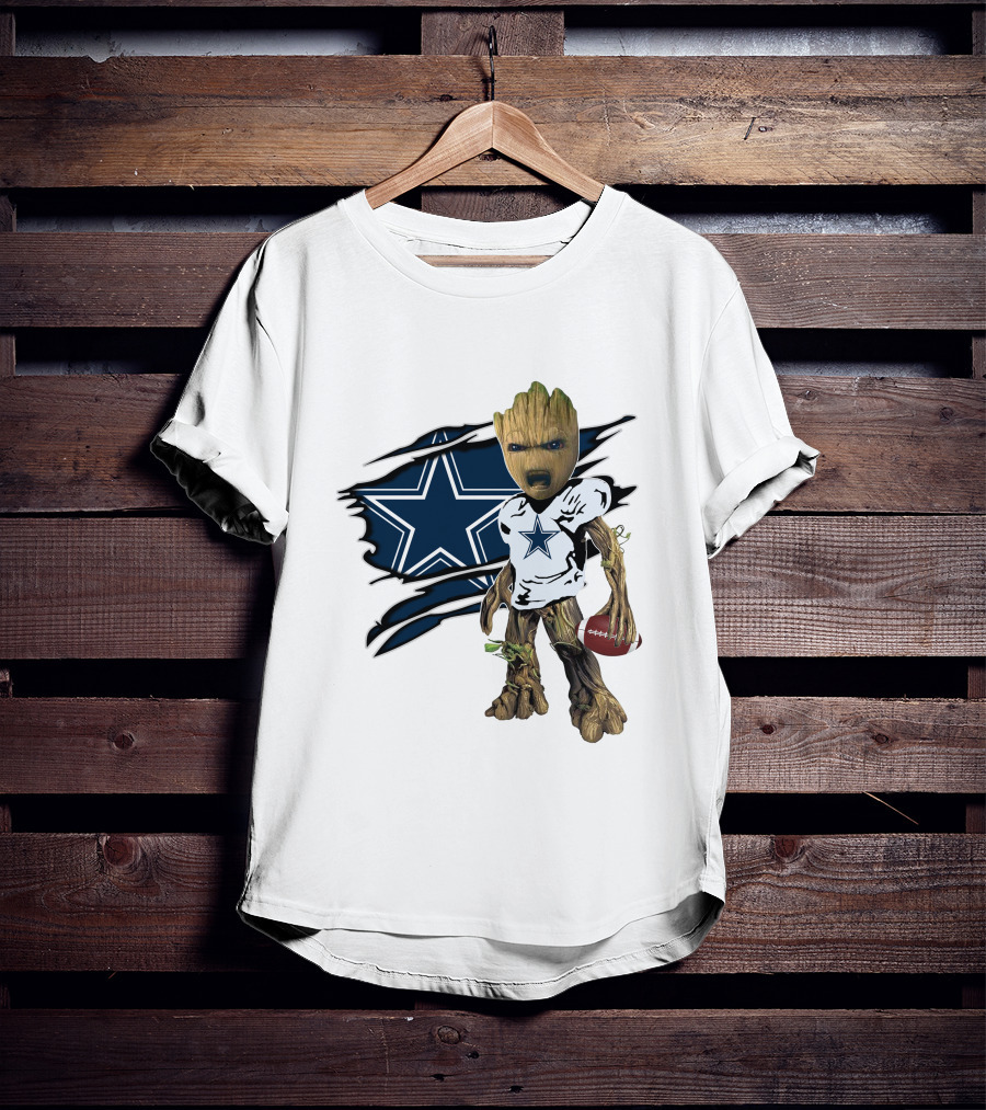 I AM Cowboys Fan's Football Character Star Team T-Shirt