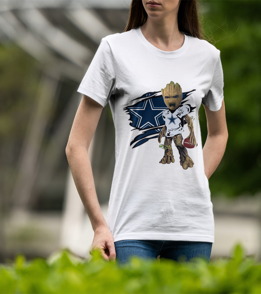 I AM Cowboys Fan's Football Character Star Team T-Shirt