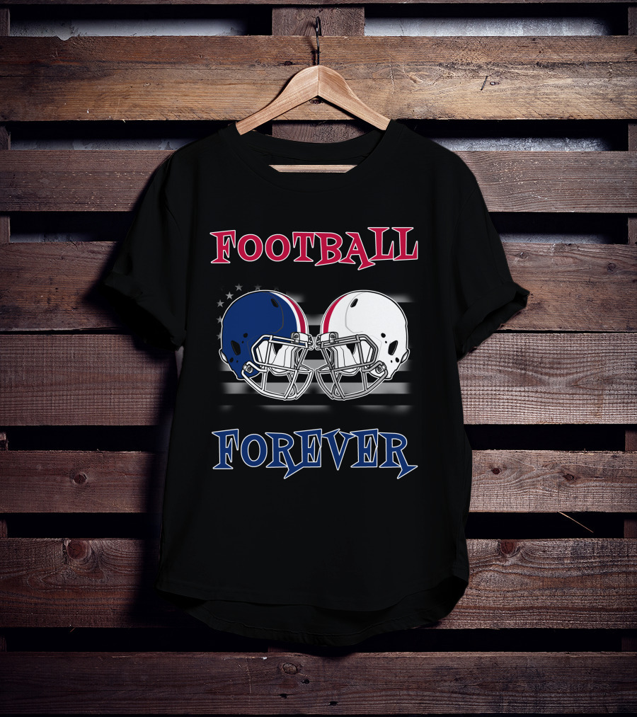 Football Forever Helmets Faceoff T-Shirt