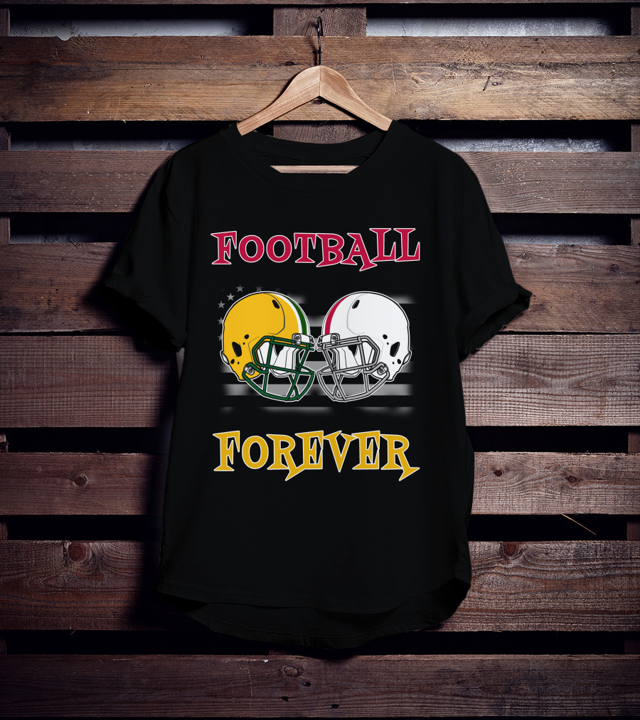 Football Forever Pack Buck Helmets Stars Stripes T-Shirt