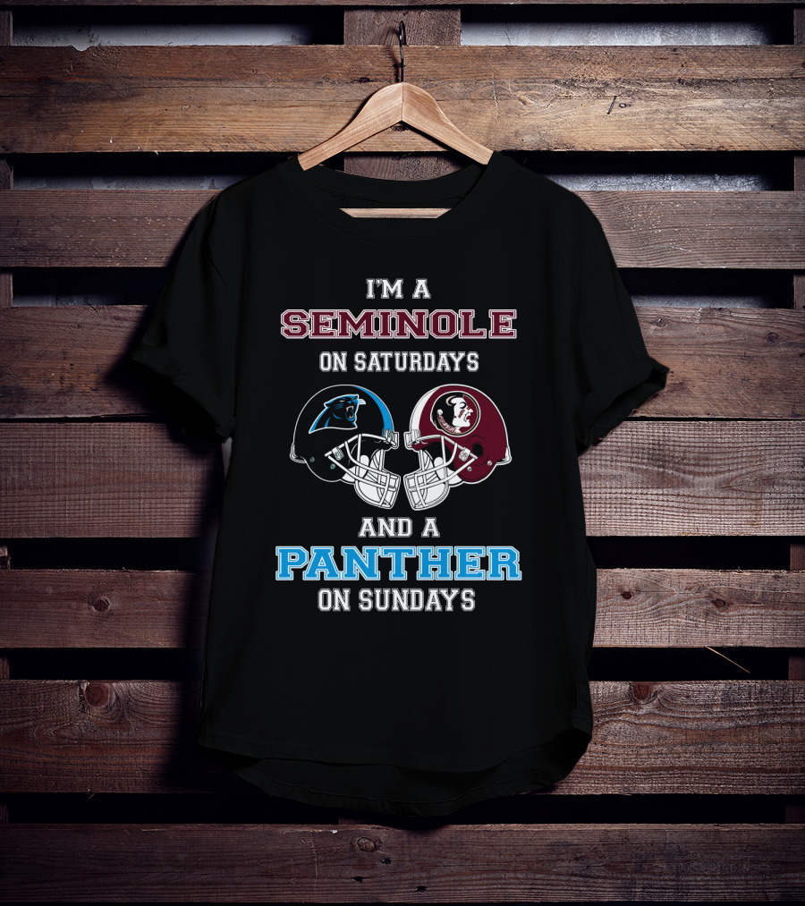 I'm A Seminole On Saturdays And A Panther On Sundays T-Shirt