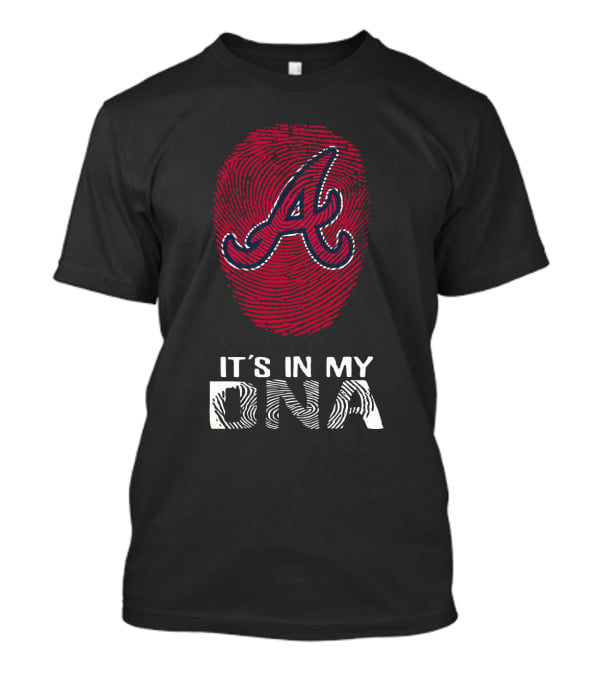 Atlanta Braves It's In My DNA Fingerprint T-Shirt