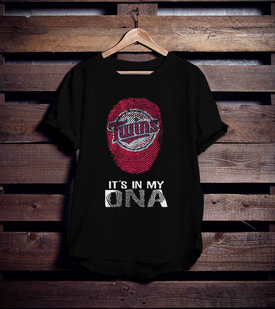 Twins It's In My DNA Fingerprint T-Shirt