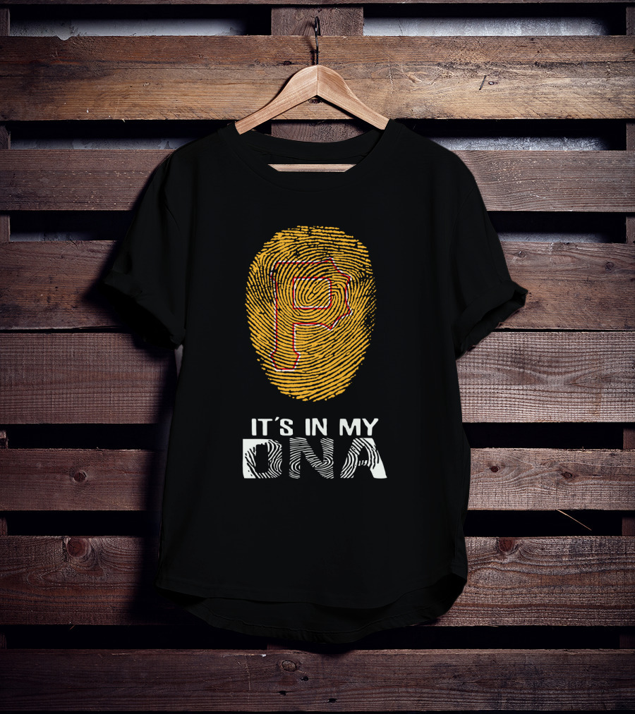 Pirates P It's In My DNA Fingerprint T-Shirt