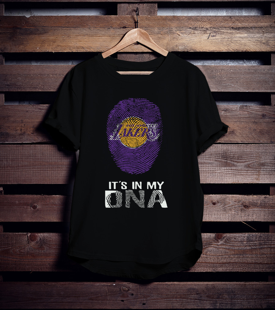 Lakers Fingerprint It's In My DNA T-Shirt