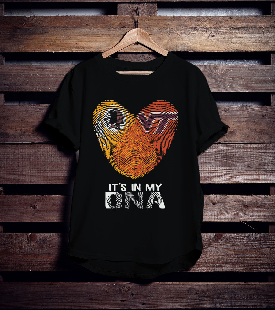 Redskins Vt It's In My Dna T-Shirt
