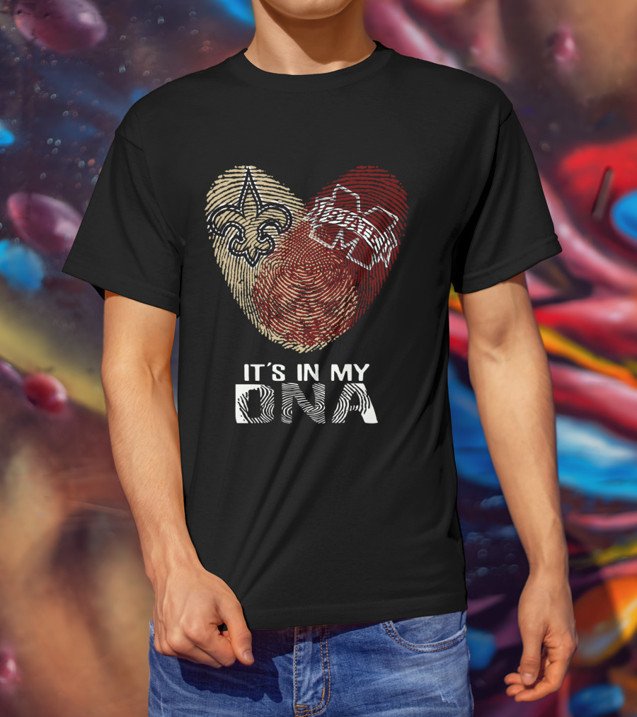 Saints Mississippi State It's In My DNA T-Shirt