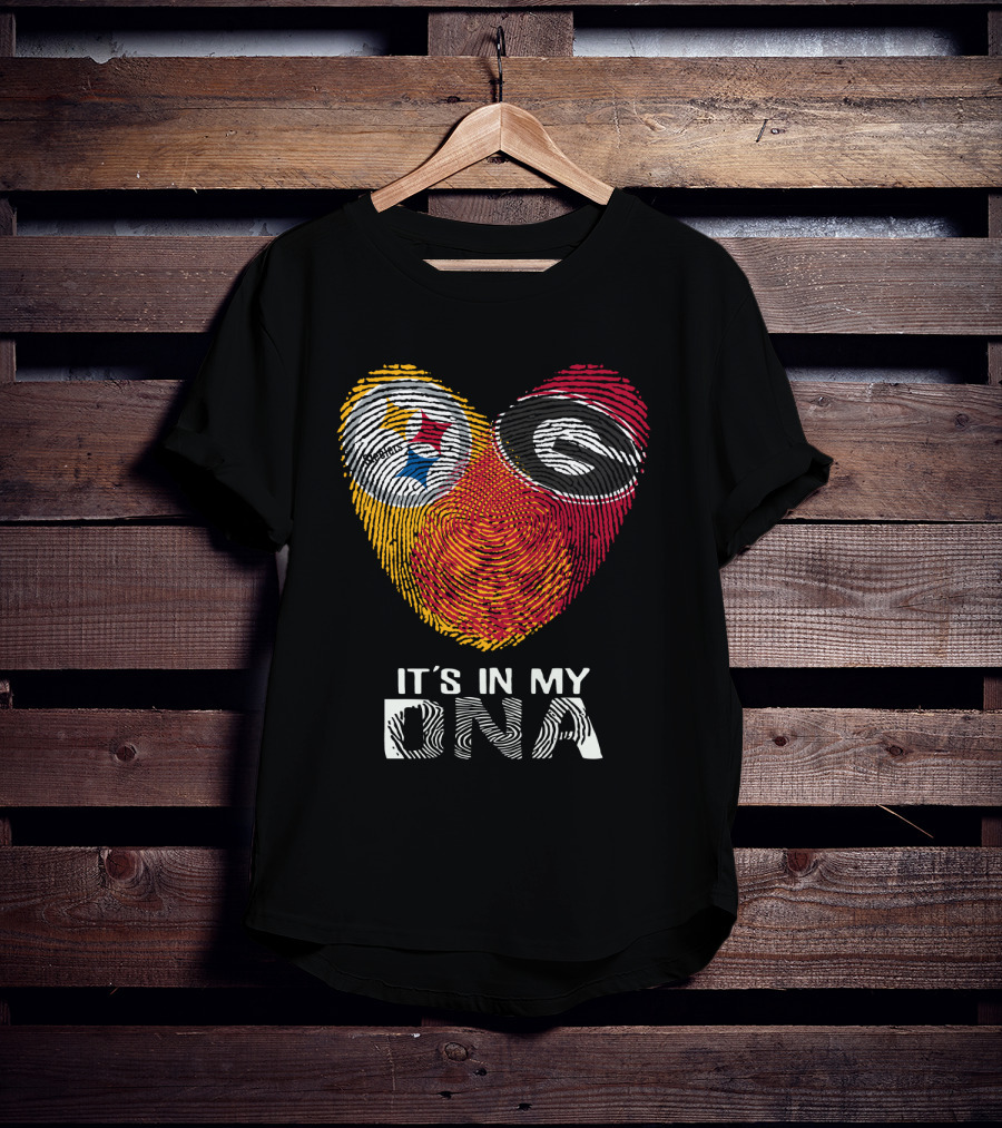 Steelers Georgia Bulldogs It's In My DNA T-Shirt