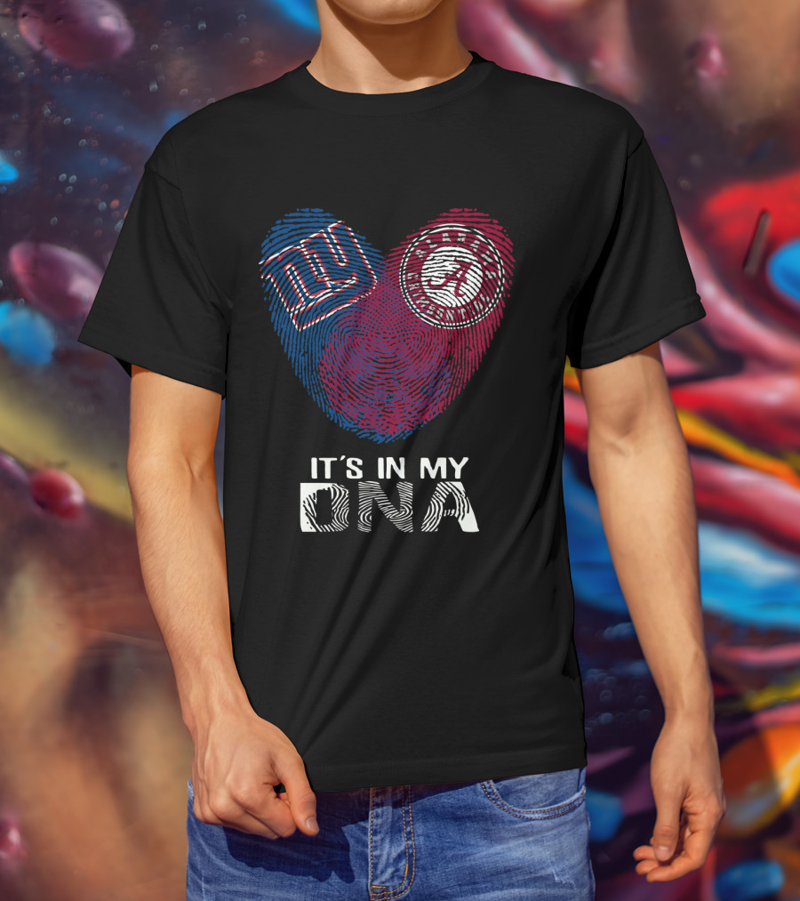 Giants Alabama Crimson Tide It's In My DNA T-Shirt