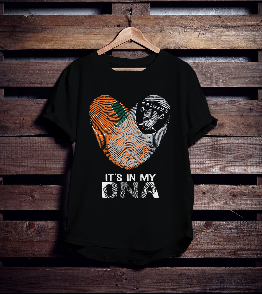 Raiders Miami Hurricanes It's In My DNA T-Shirt