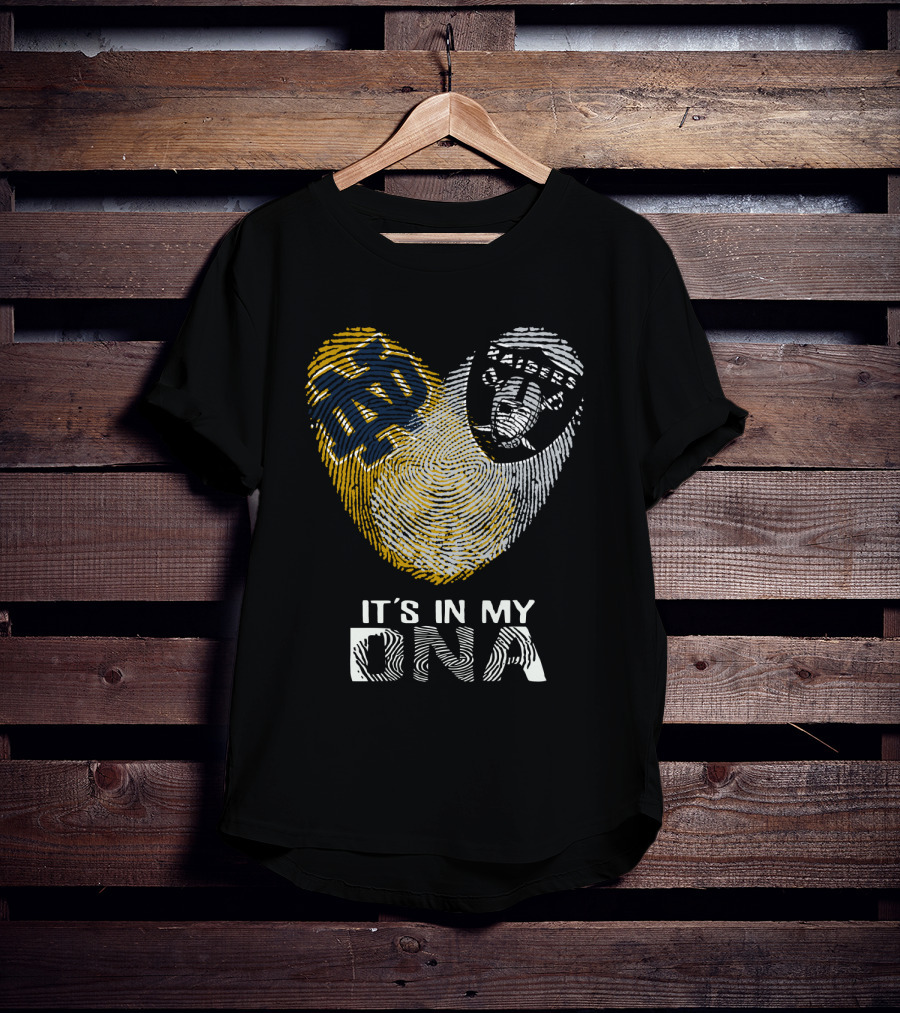 Notre Dame Raiders It's In My DNA Fingerprint T-Shirt