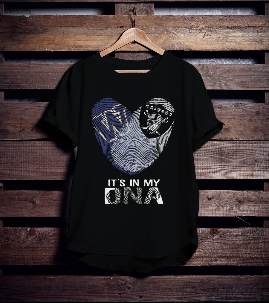 Raiders Huskies W It's In My DNA T-Shirt