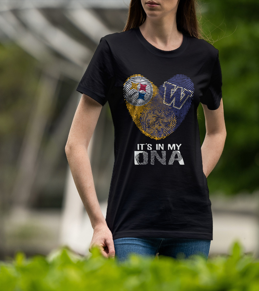 Steelers Washington Huskies It's In My DNA T-Shirt