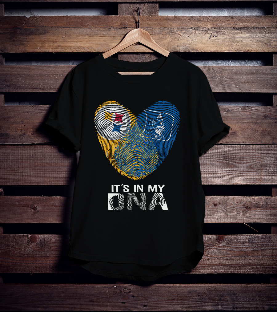 Steelers Duke It's In My DNA Fingerprint Heart T-Shirt