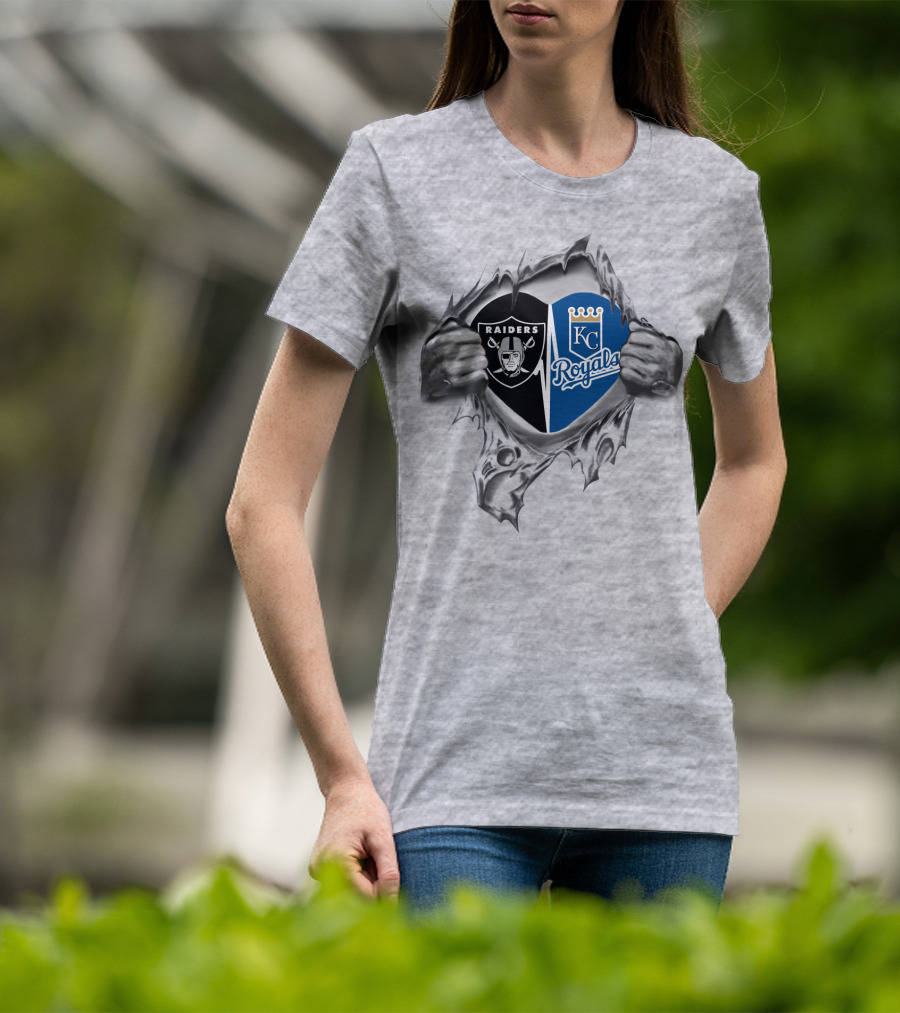 Raiders Royals Loyalty Heart T-Shirt