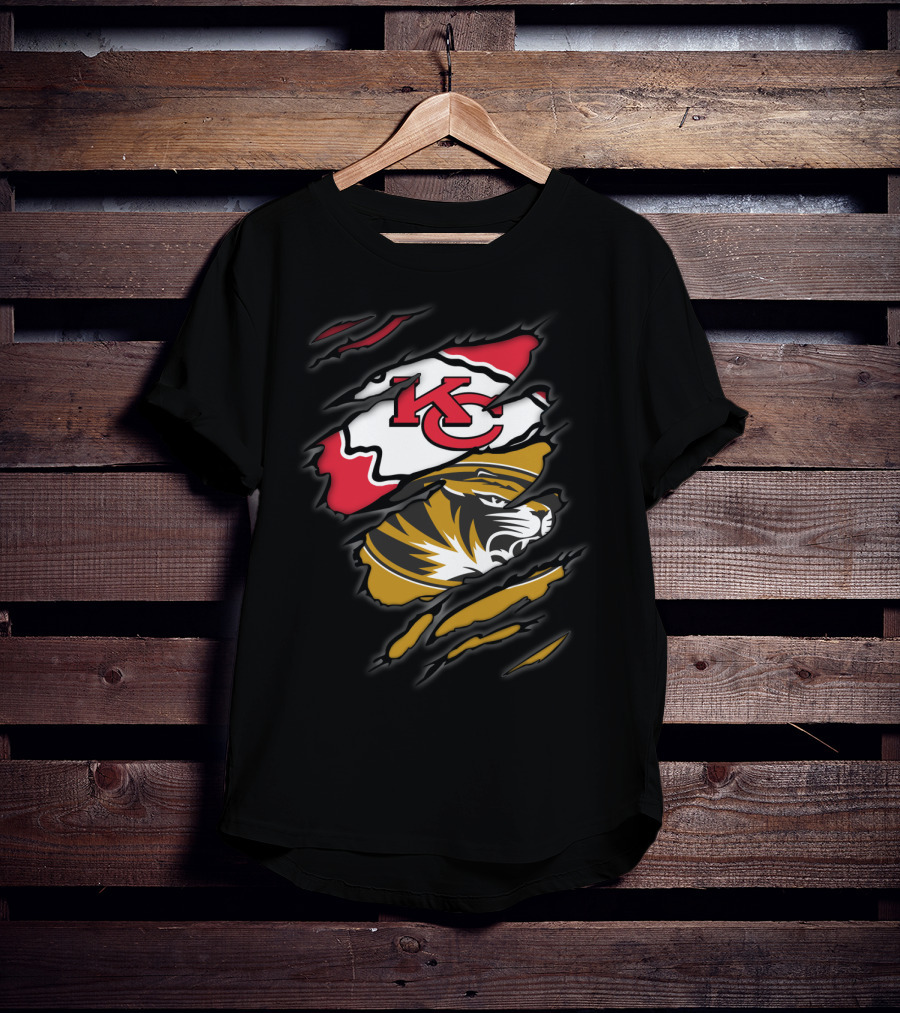 Chiefs KC Missouri Tigers Tiger Claw T-Shirt