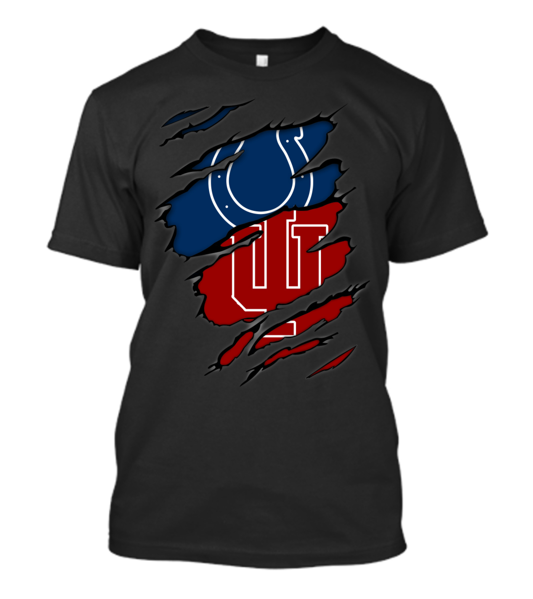 Colts Hoosiers Ripped Layered T-Shirt