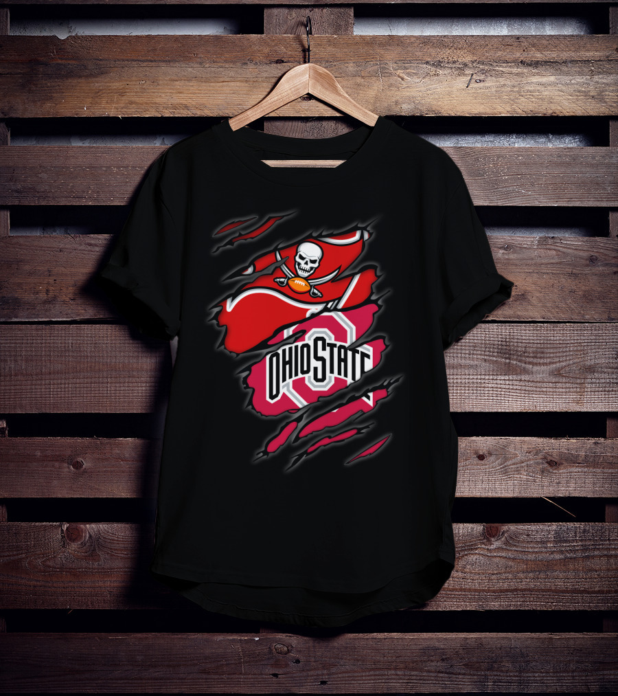 Buccaneers Skull Flag Ohio State T-Shirt