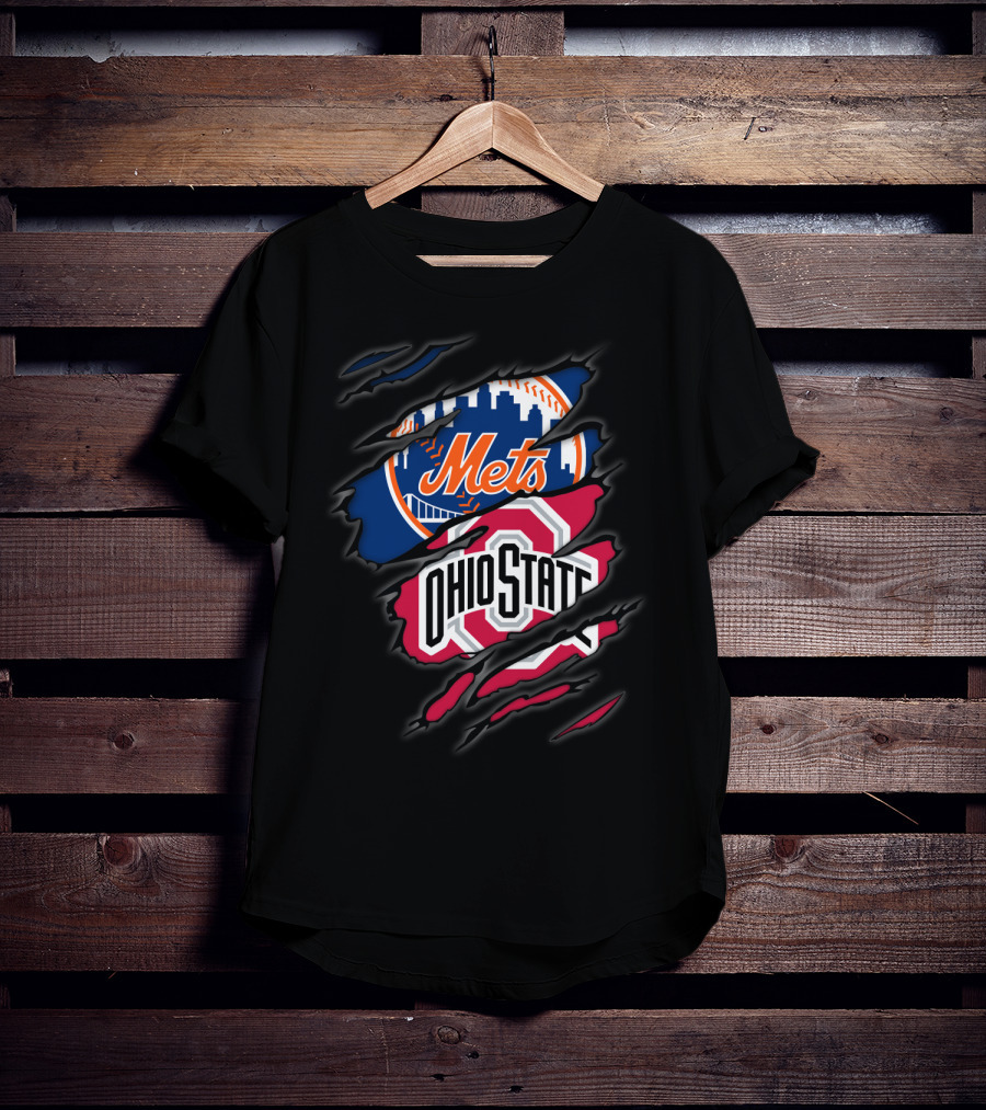 Mets Ohio State Ripped Layers T-Shirt