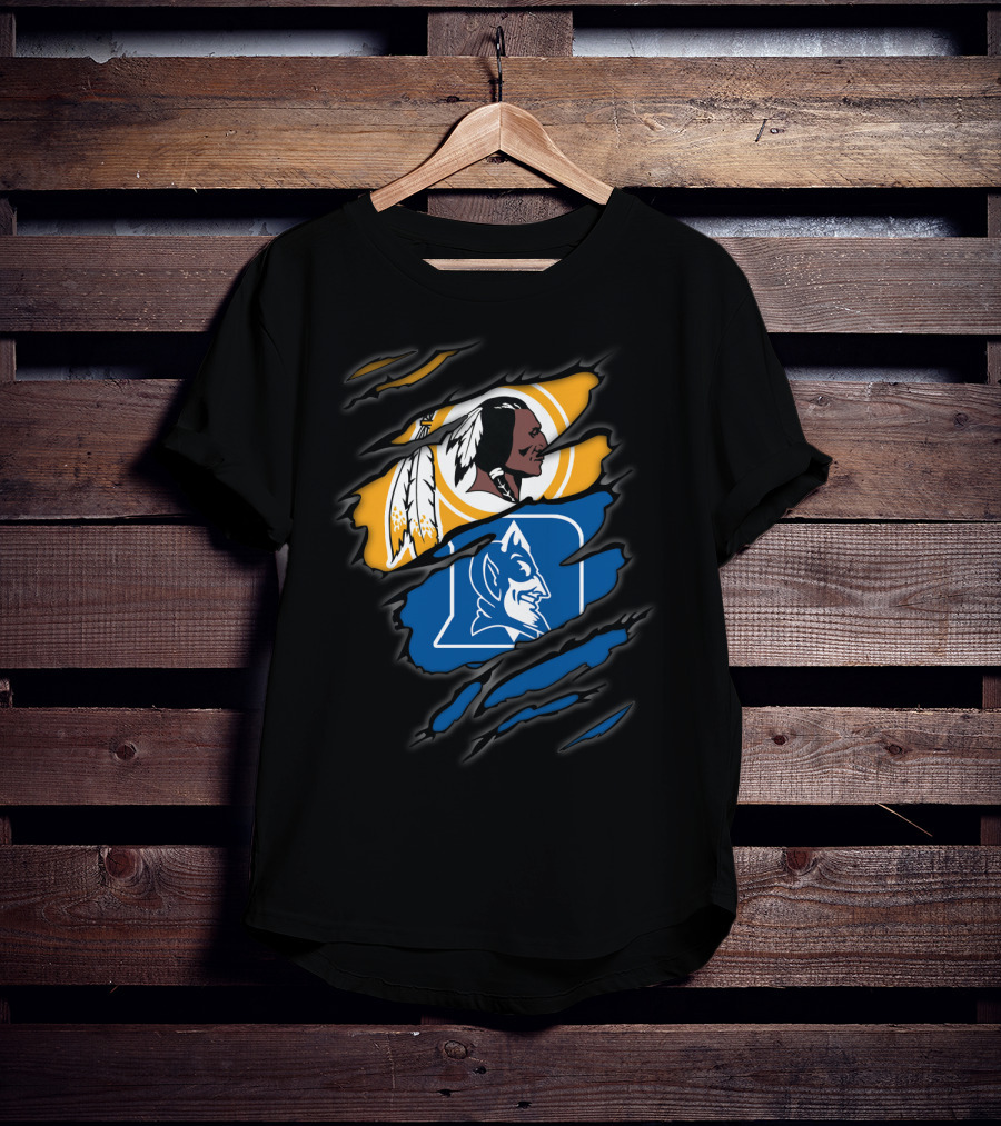 Redskins Duke Blue Devils Rip T-Shirt