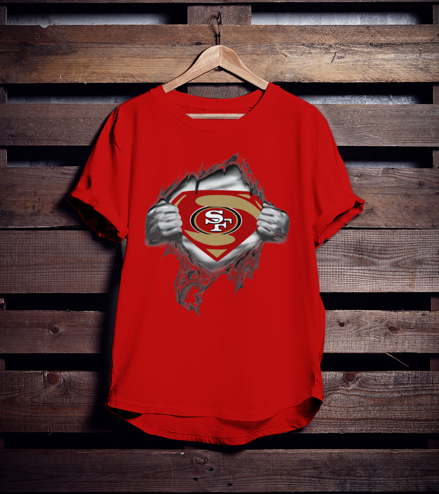 49ers SF Logo Superman T-Shirt