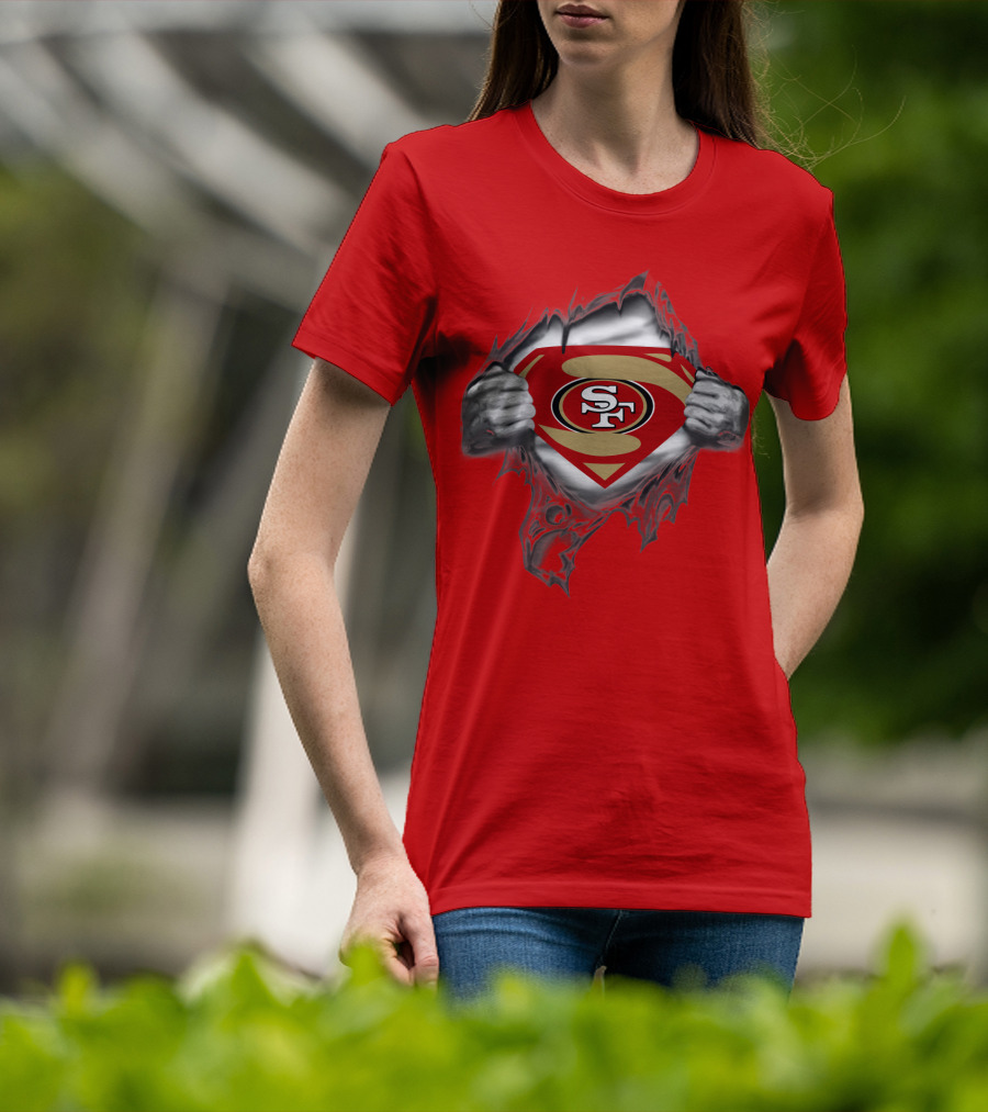 49ers SF Logo Superman T-Shirt