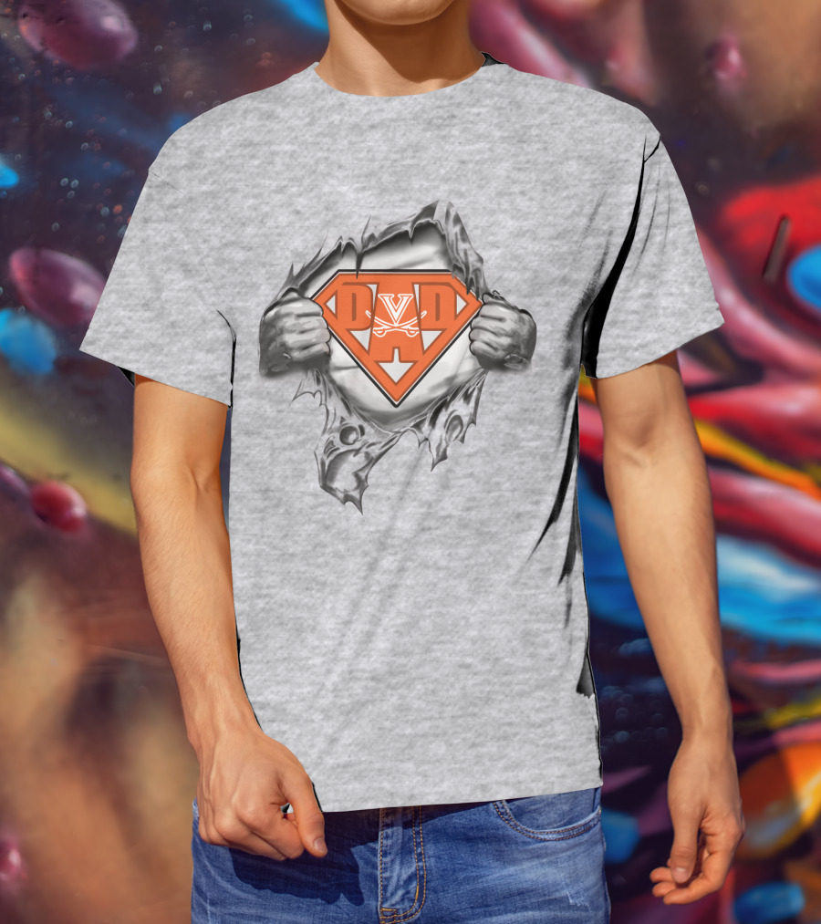 Cavalier Superhero Emblem With Crossed Swords And Bold Letters T-Shirt