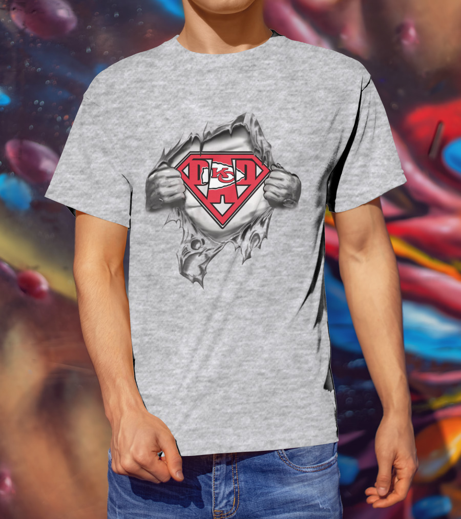 Superhero Kansas City Chiefs T-Shirt