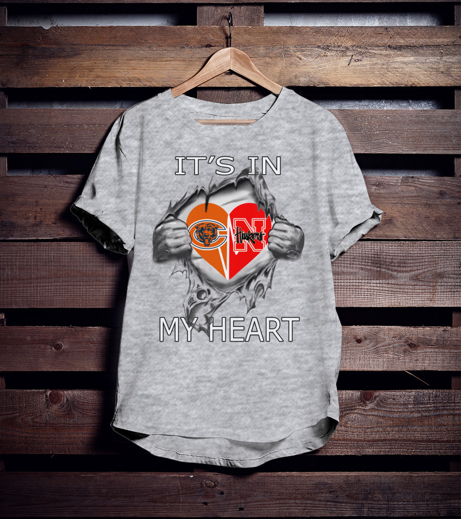 It's In My Heart Bears Huskers T-Shirt