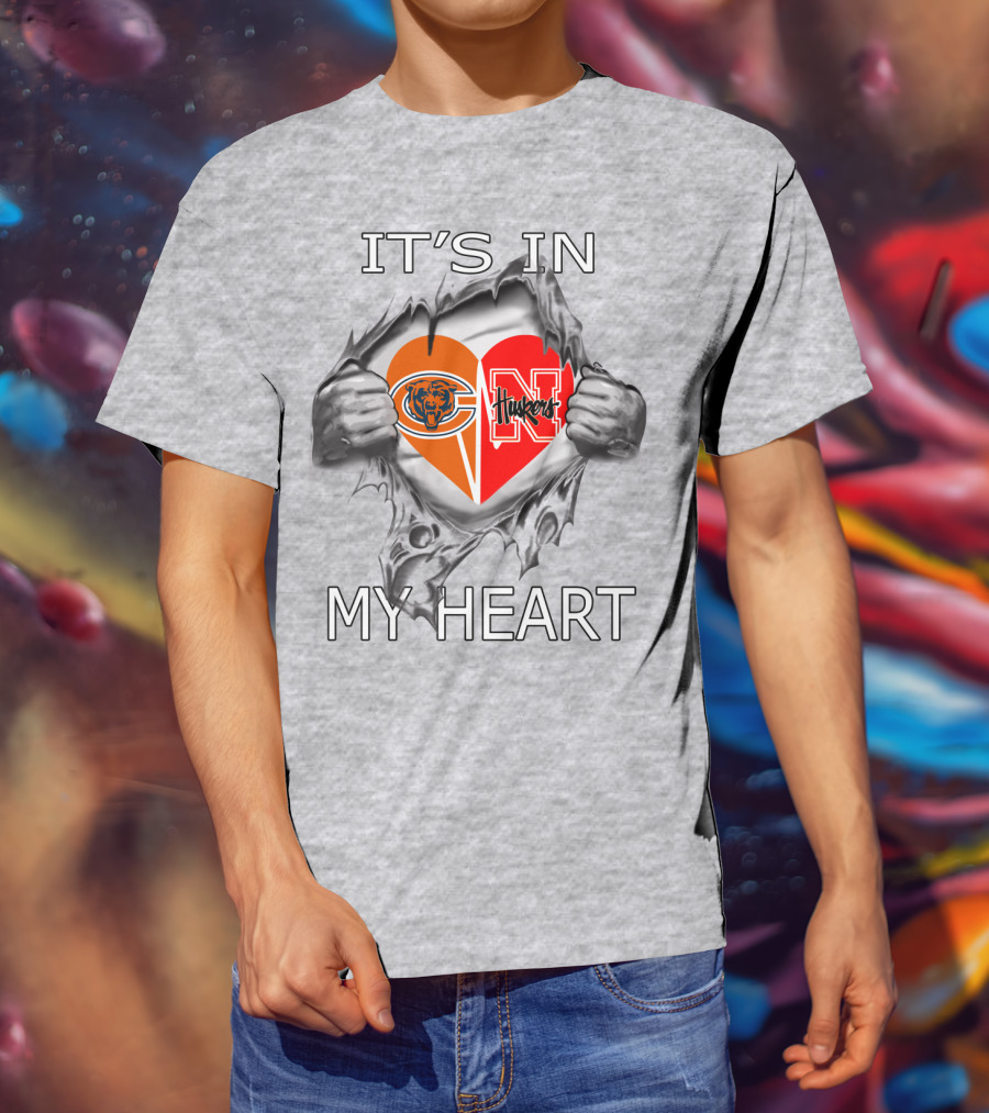 It's In My Heart Bears Huskers T-Shirt