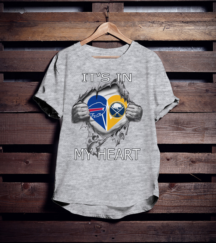 It's In My Heart Bills Sabres T-Shirt