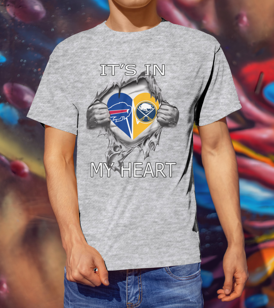It's In My Heart Bills Sabres T-Shirt