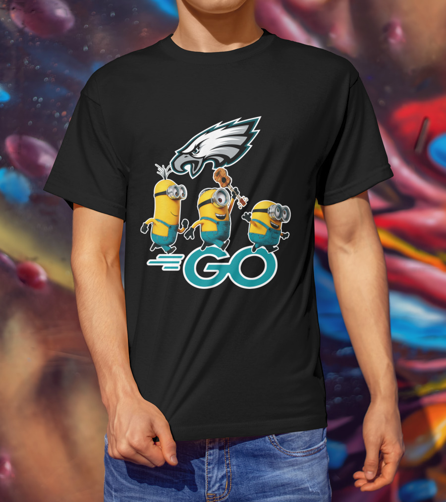 Minions Go Philadelphia Eagles T-Shirt