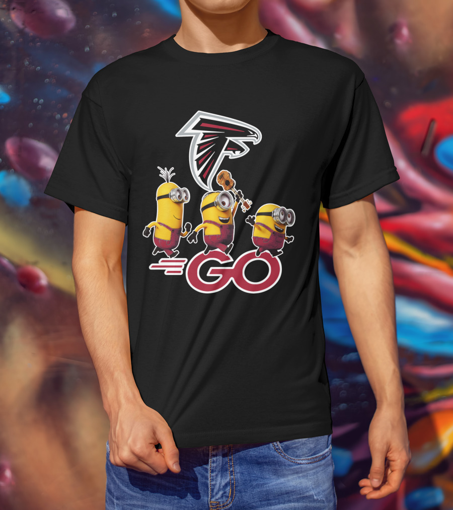 Falcons Logo Minions Go T-Shirt