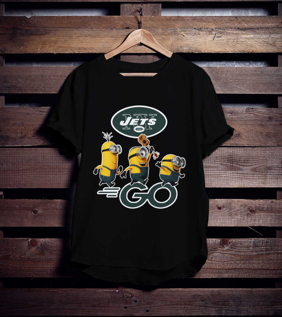 NY Jets Minions Go T-Shirt