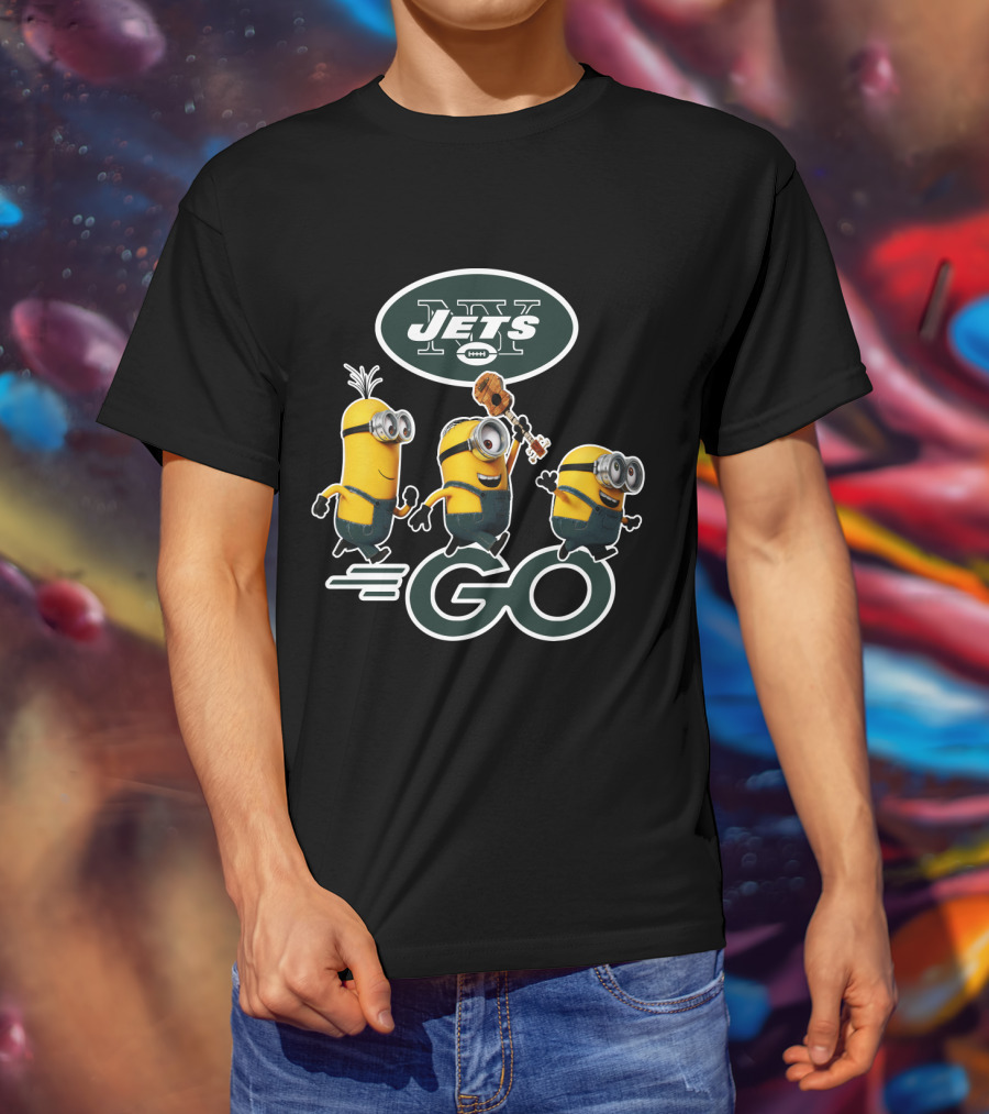 NY Jets Minions Go T-Shirt