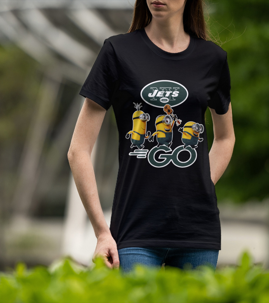 NY Jets Minions Go T-Shirt