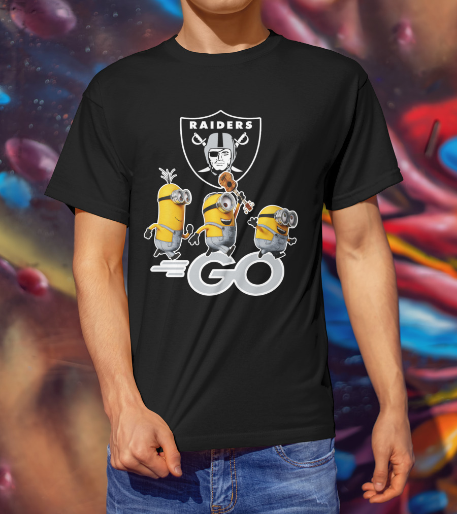 Raiders Minions Go Football Team T-Shirt