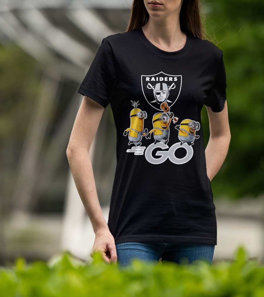 Raiders Minions Go Football Team T-Shirt