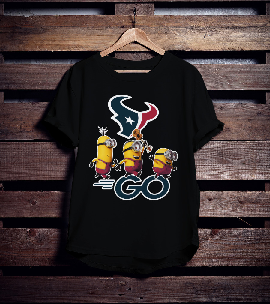 Houston Texans Minions Go T-Shirt